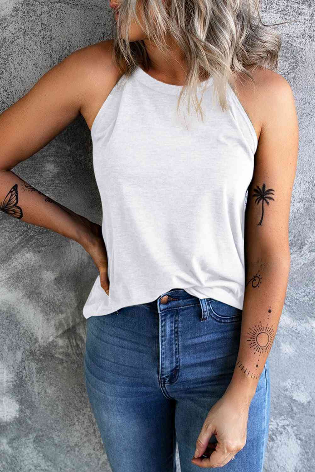 Stilla | Hem Grecian Tank Top