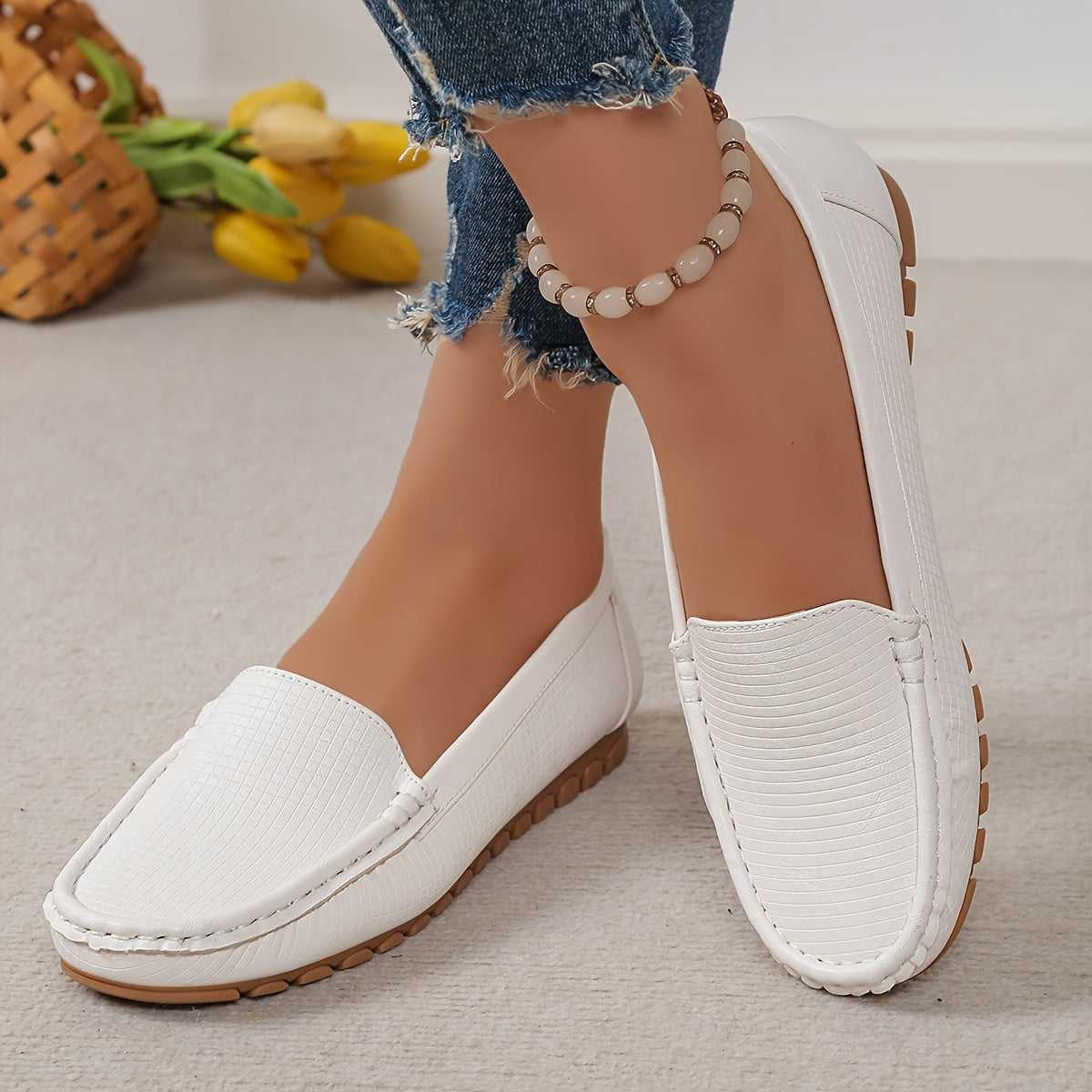 Stilla | Sommer Loafers Til Damer Komfortable Sko Med Flannel Foring