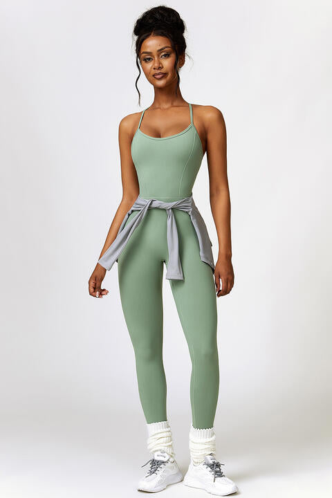 Stilla | Ryg Spaghetti Strop Sport Jumpsuit