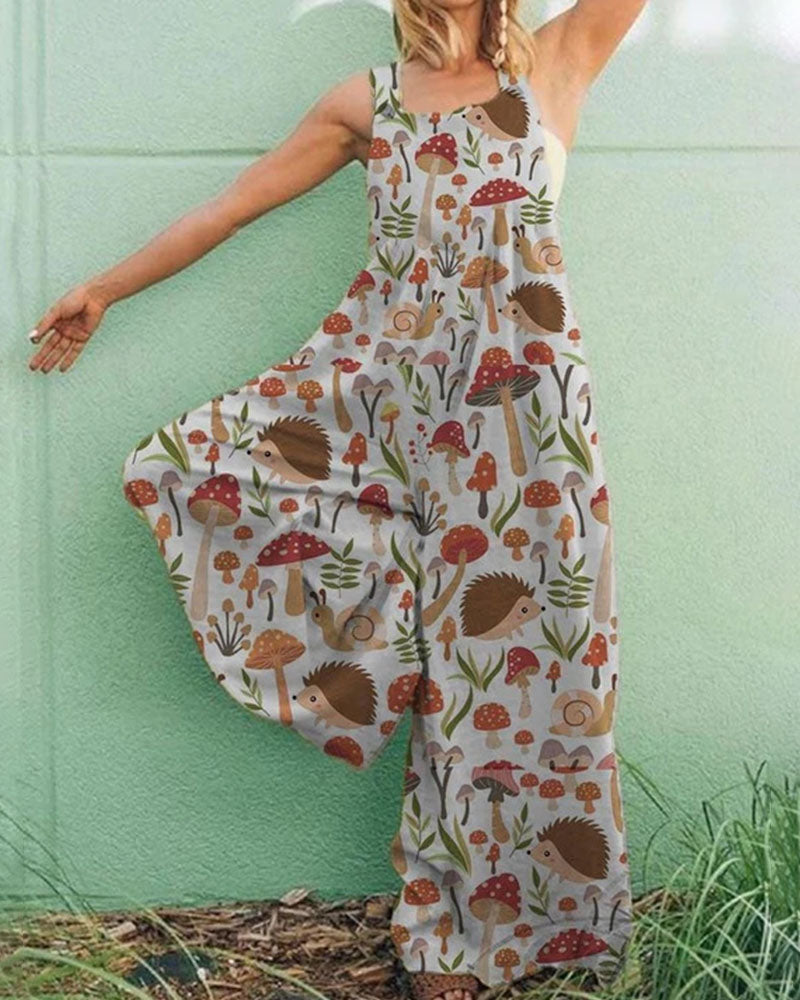 Stilla | Fantasifuld Skov Jumpsuit