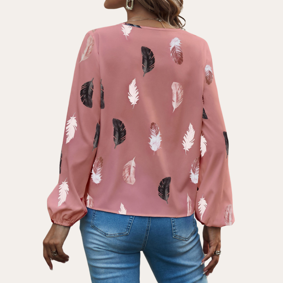 Stilla | Kvinders Chiffon Fedtprint Bluse