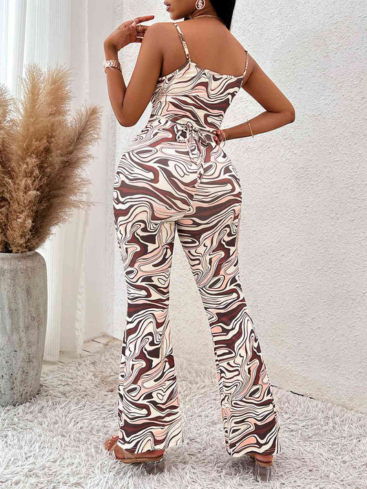 Stilla | ærmeløs bred ben jumpsuit