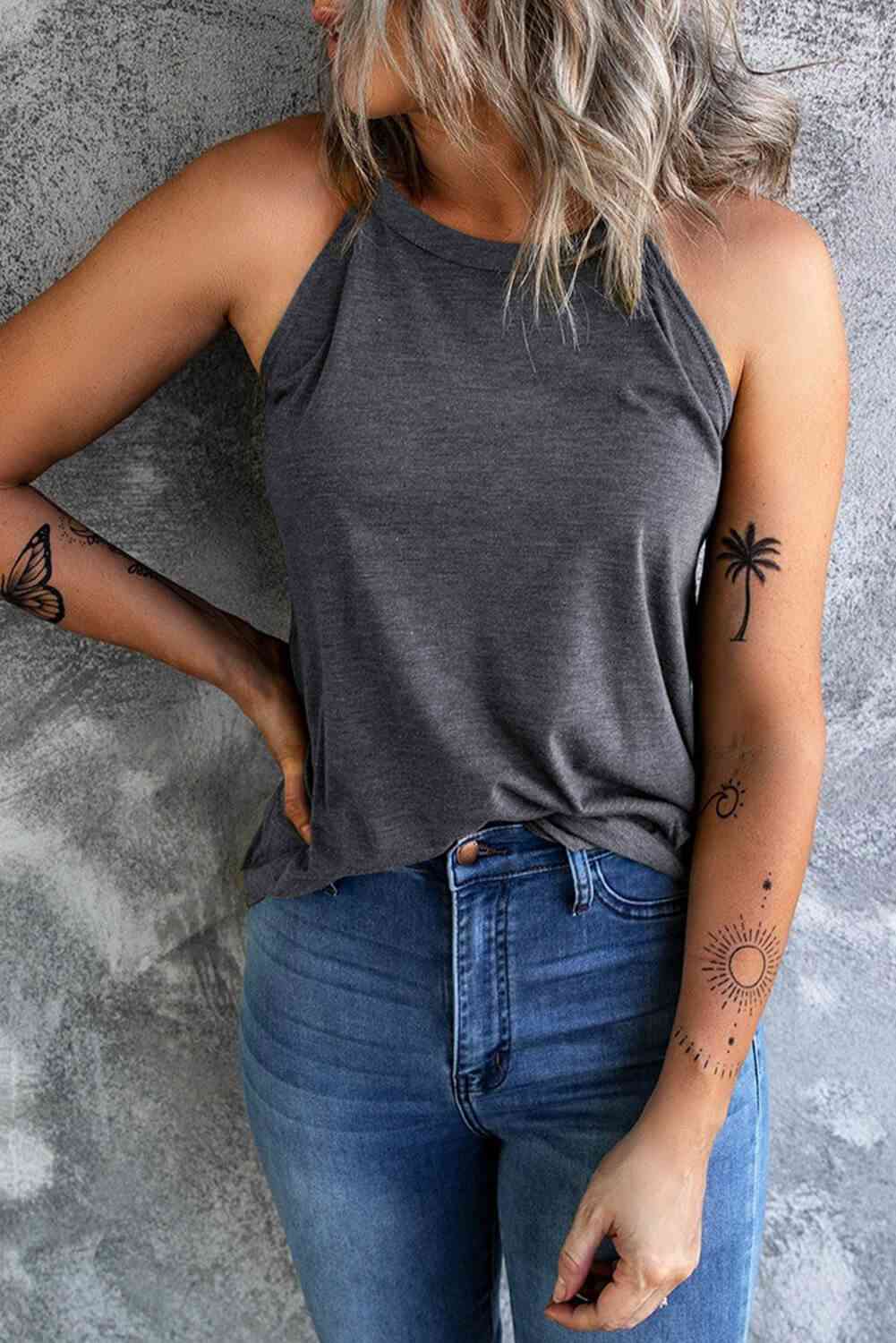 Stilla | Hem Grecian Tank Top