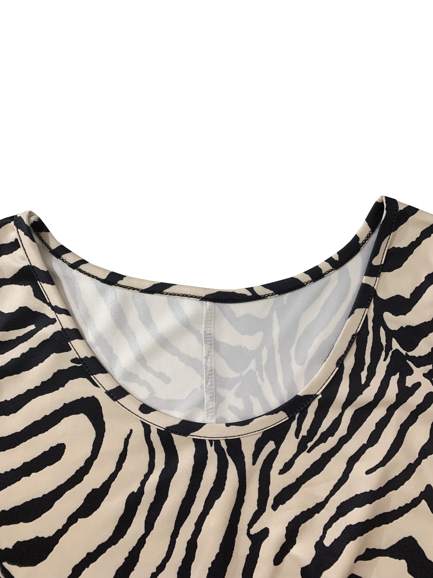 Stilla | Sukienka Uden Ærmer Zebra Sommerskirt A-Line