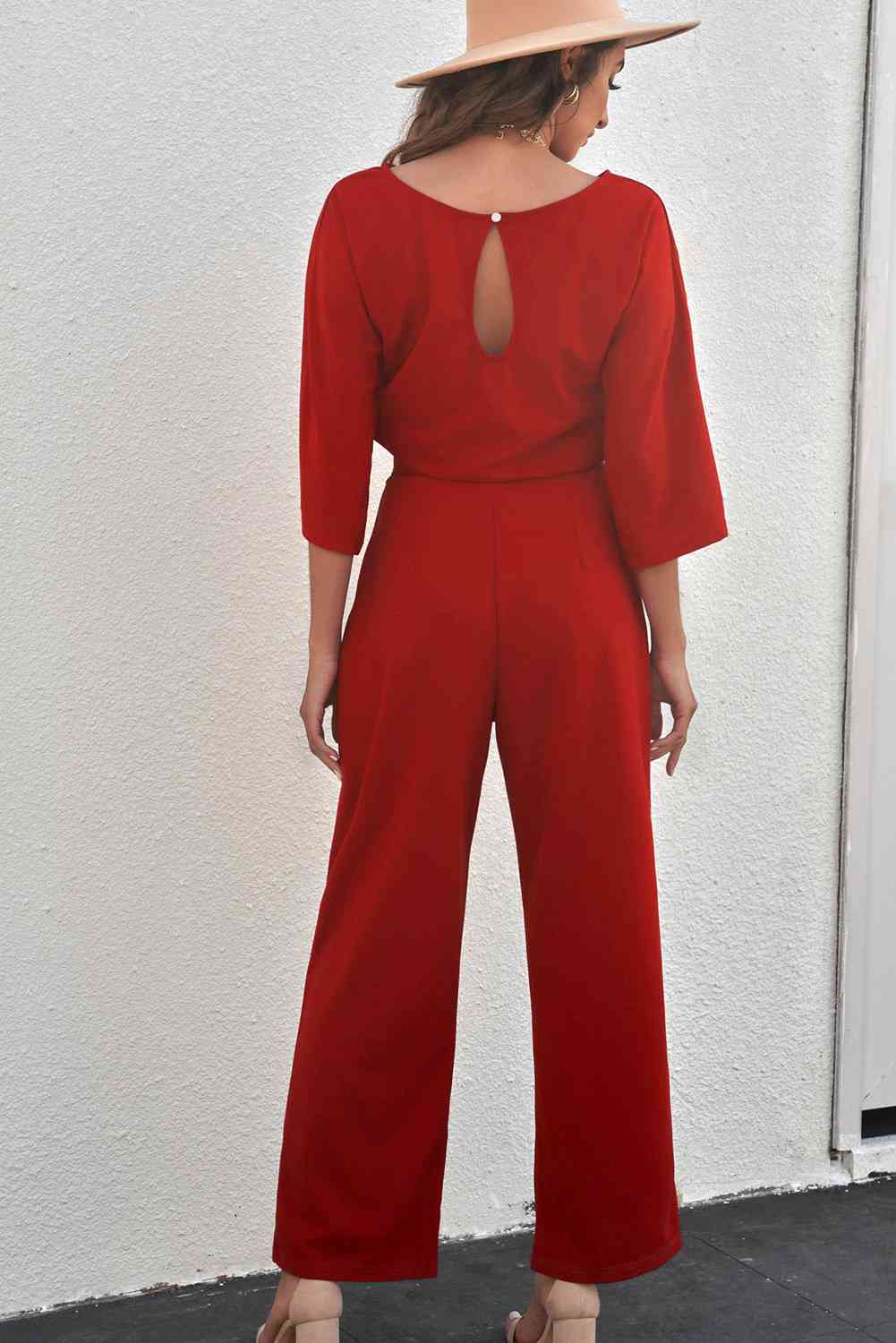 Stilla | Trekvart Ærme Jumpsuit