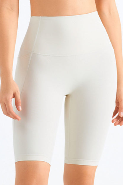 Stilla | Like Skin Elastisk Livrem Lomme Biker Shorts