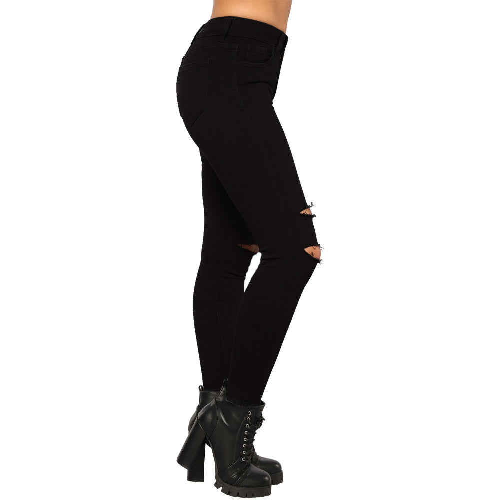 Dame Crop-Top med spændende ternet mønster og moderne tekst Stilla