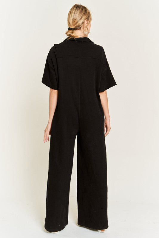 Stilla | Kravebluse Bred Ben Jumpsuit