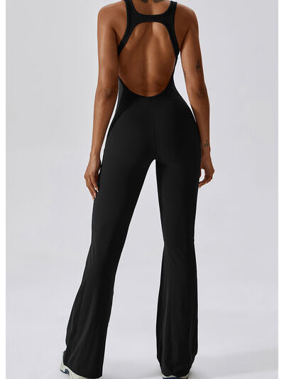 Stilla | Bred Strop Bootcut Aktiv Jumpsuit