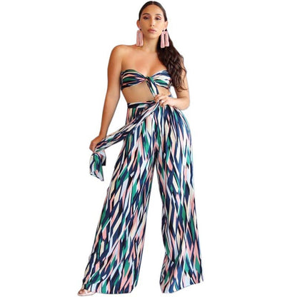 Dame Elegant Badetøj med asymmetrisk overdel og lang nederdel Stilla