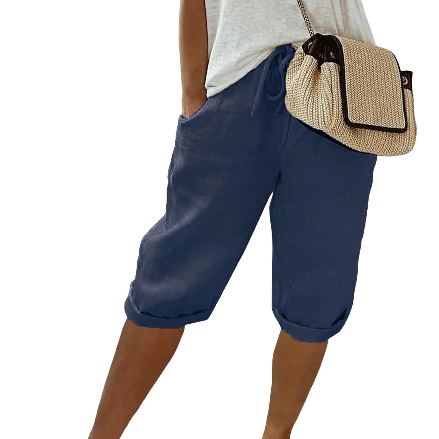 Stilla | Komfortable Sommer Cropped Bukser