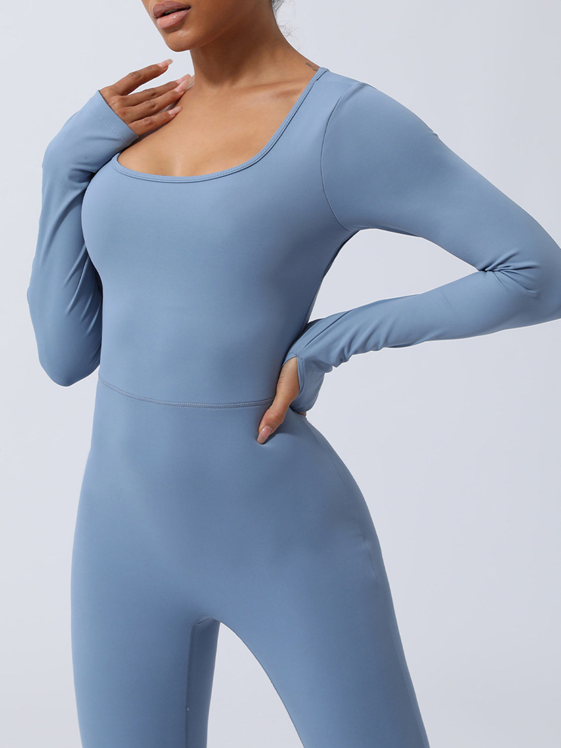 Stilla | Rygfri Langærmet Jumpsuit