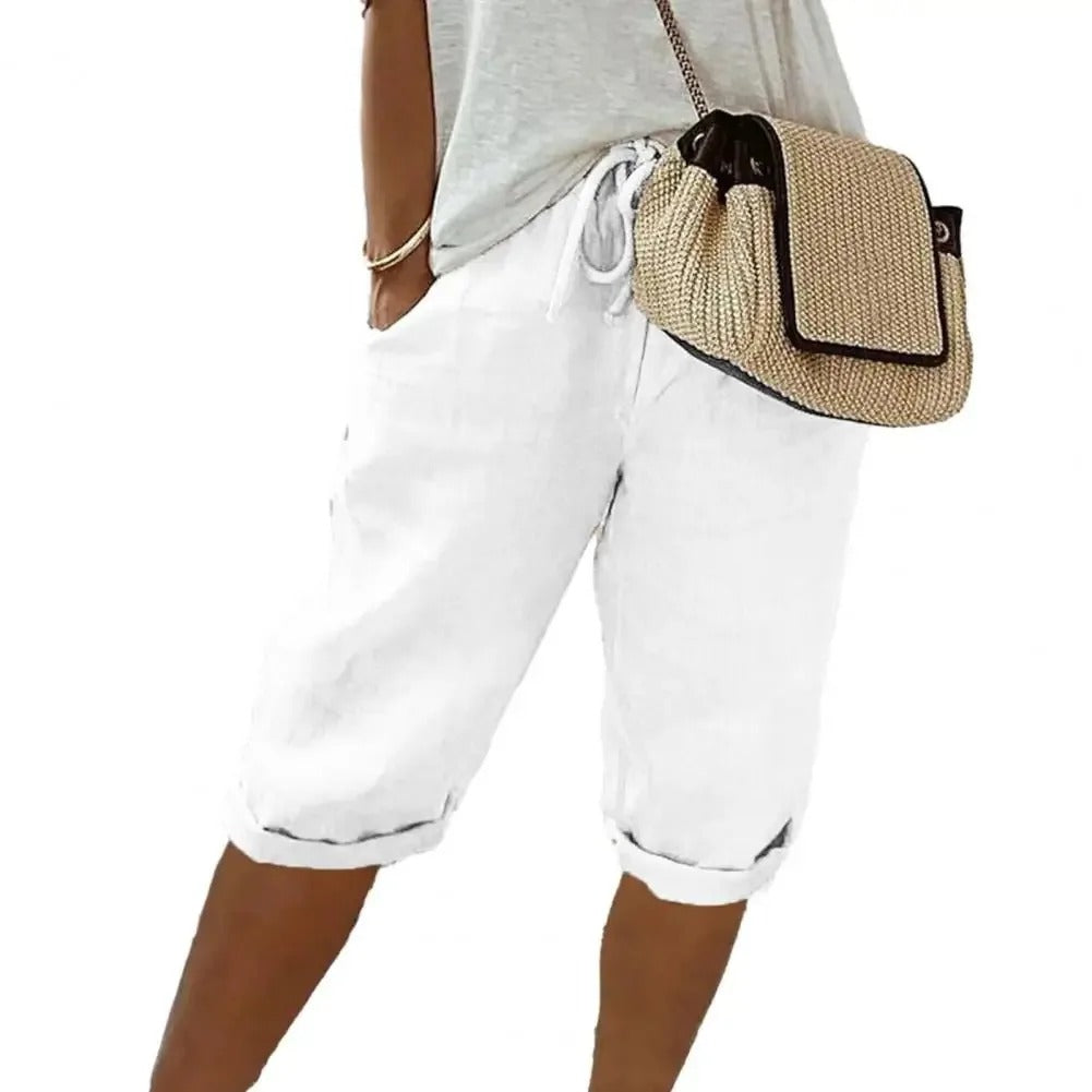Stilla | Komfortable Sommer Cropped Bukser
