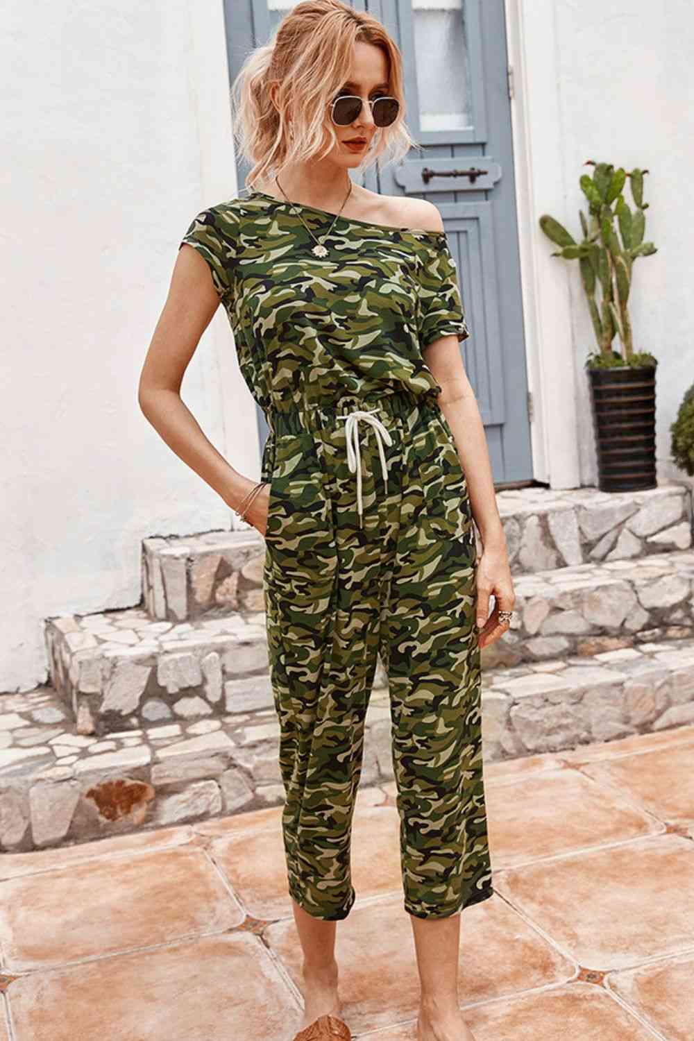 Stilla | Snoretræk Crop Leg Jumpsuit