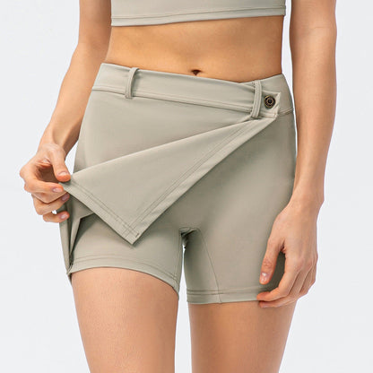 Stilla | Brocade Culotter Nude Feel Yoga Dance Løbeskørt Fitness Shorts