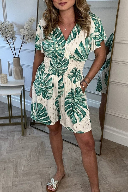 Stilla | Jumpsuit Med Bladprint