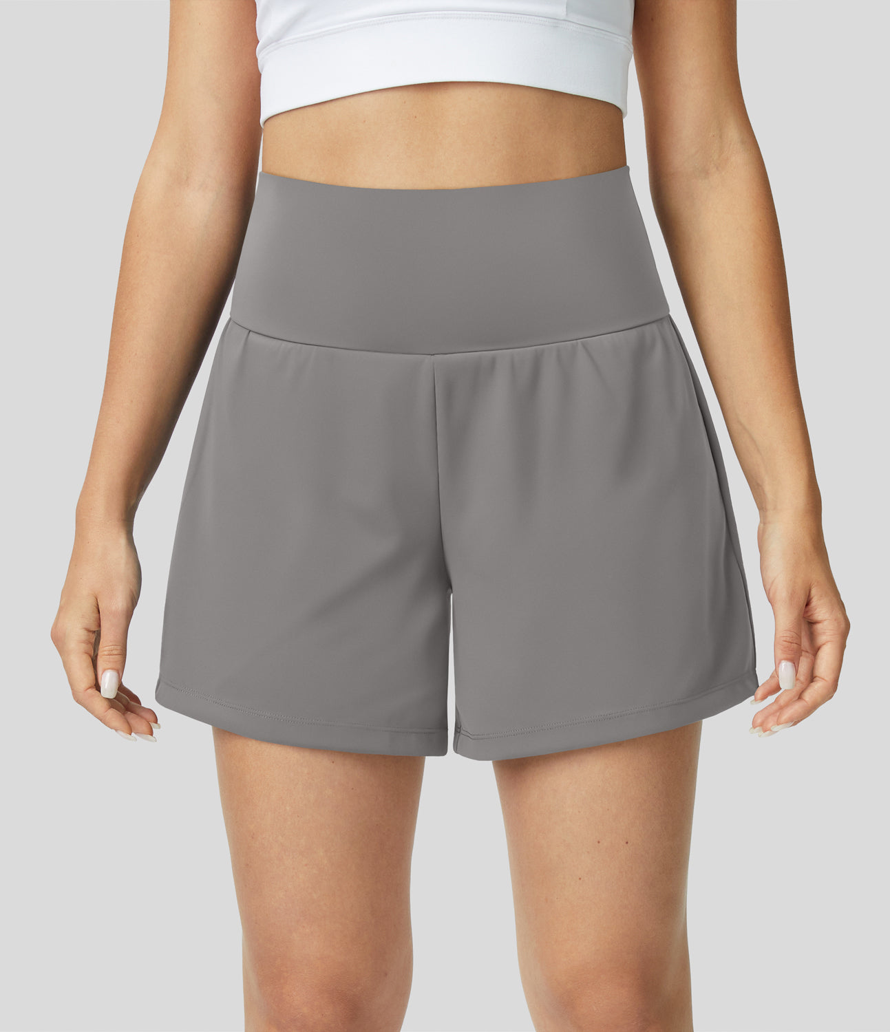 Stilla | Yoga Shorts Med Høj Talje