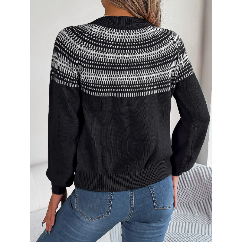 Stilla | Dame sweater med norsk mønster
