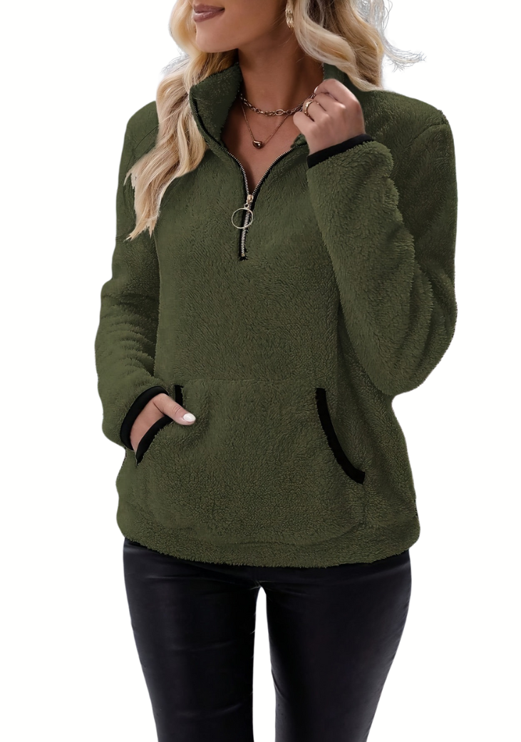Stilla | Polarfleece Halv Zip Borg