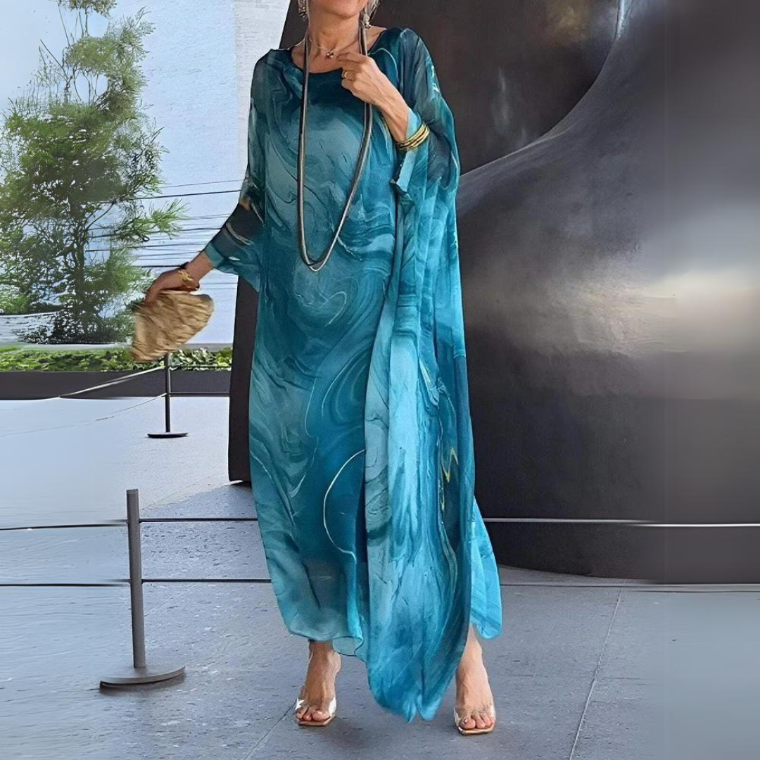 Stilla | Charmende Silk Chiffon Kjole