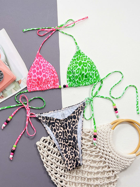 Stilla | Tied Halter Neck Bikini Sæt
