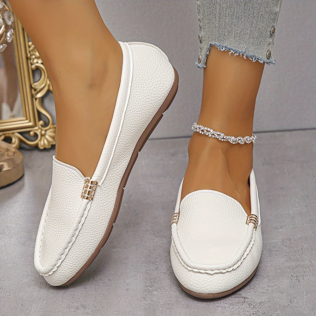 Stilla | Sommer Loafers Til Damer Komfortable Slip on Sko Med Blød Sål