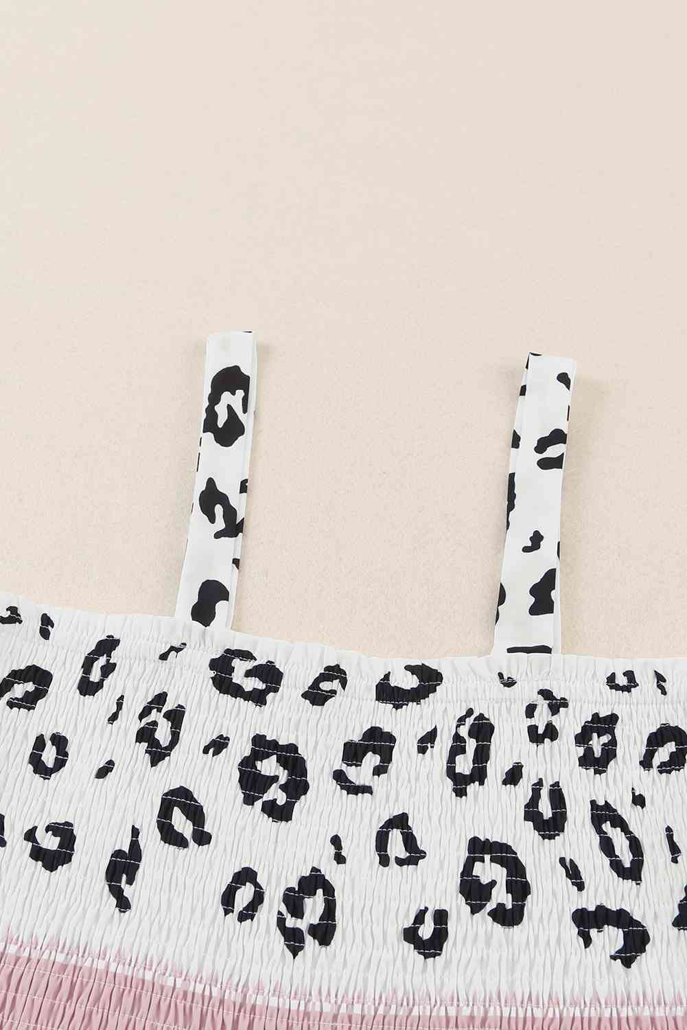 Stilla | Farveblok Smocked Jumpsuit