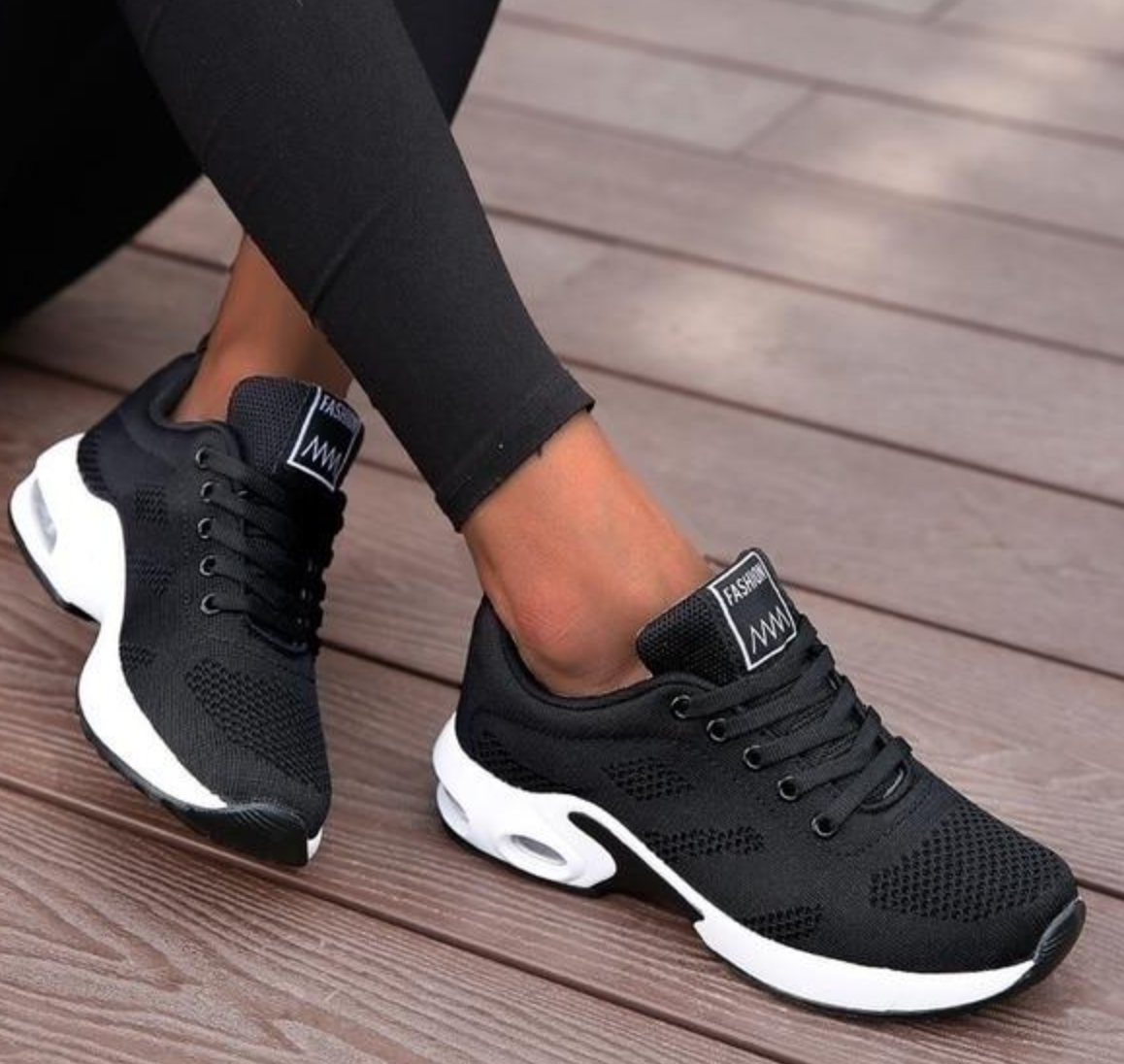 Stilla | Ortopædisk Let, Åndbar Sport Sneaker Til Damer Sporty Casual Løbesko Med Air Cushion Sål