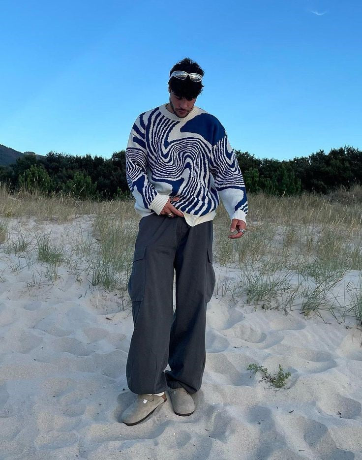 Stilla | Virvelmønster-trøje til trendy outfits