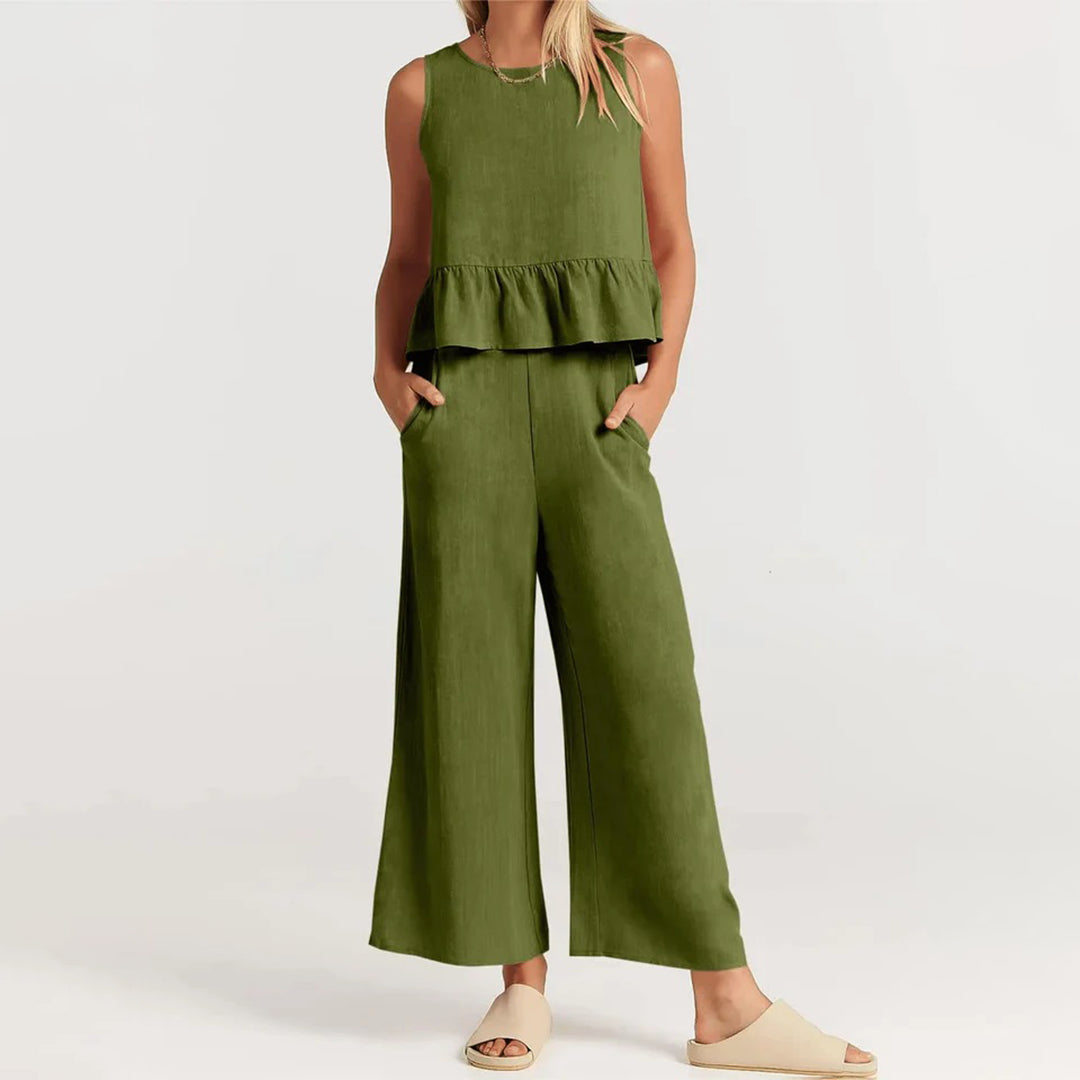 Stilla | to Dels Jumpsuit Kjole Til Kvinder Stilfuld og Alsidig
