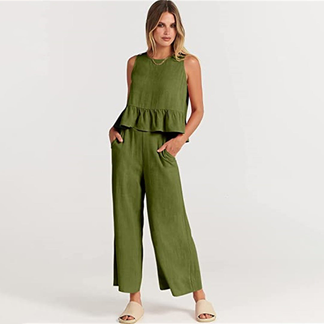 Stilla | to Dels Jumpsuit Kjole Til Kvinder Stilfuld og Alsidig