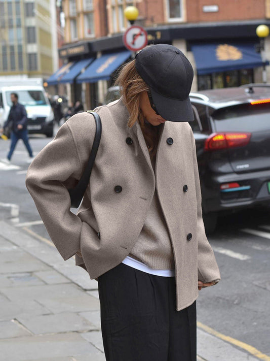 Courtney™ - Trendy Oversized-jakke med knaplukning
