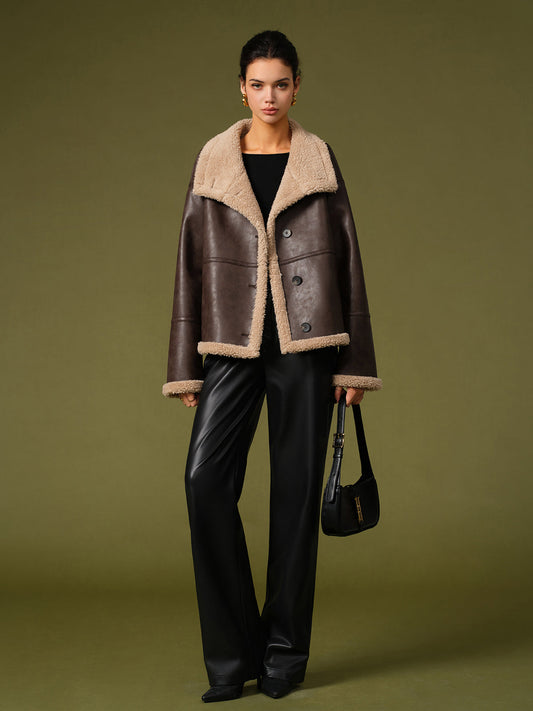 Stilla | PU læder varme jakker