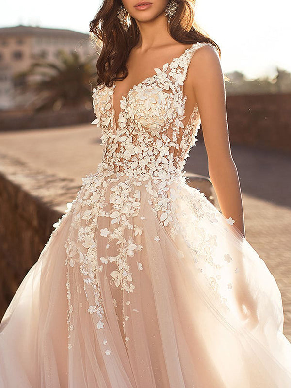 Stilla | Gravidkjole Blonde Etiket Net Maxi Kjole Kvinde Skønhed Brudekjoler