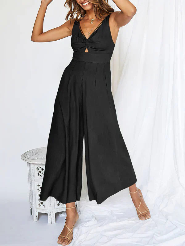 Stilla | Kvinders V-hals Cut Out Jumpsuit
