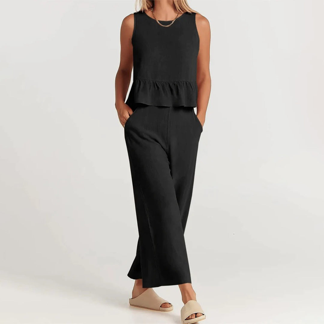 Stilla | to Dels Jumpsuit Kjole Til Kvinder Stilfuld og Alsidig