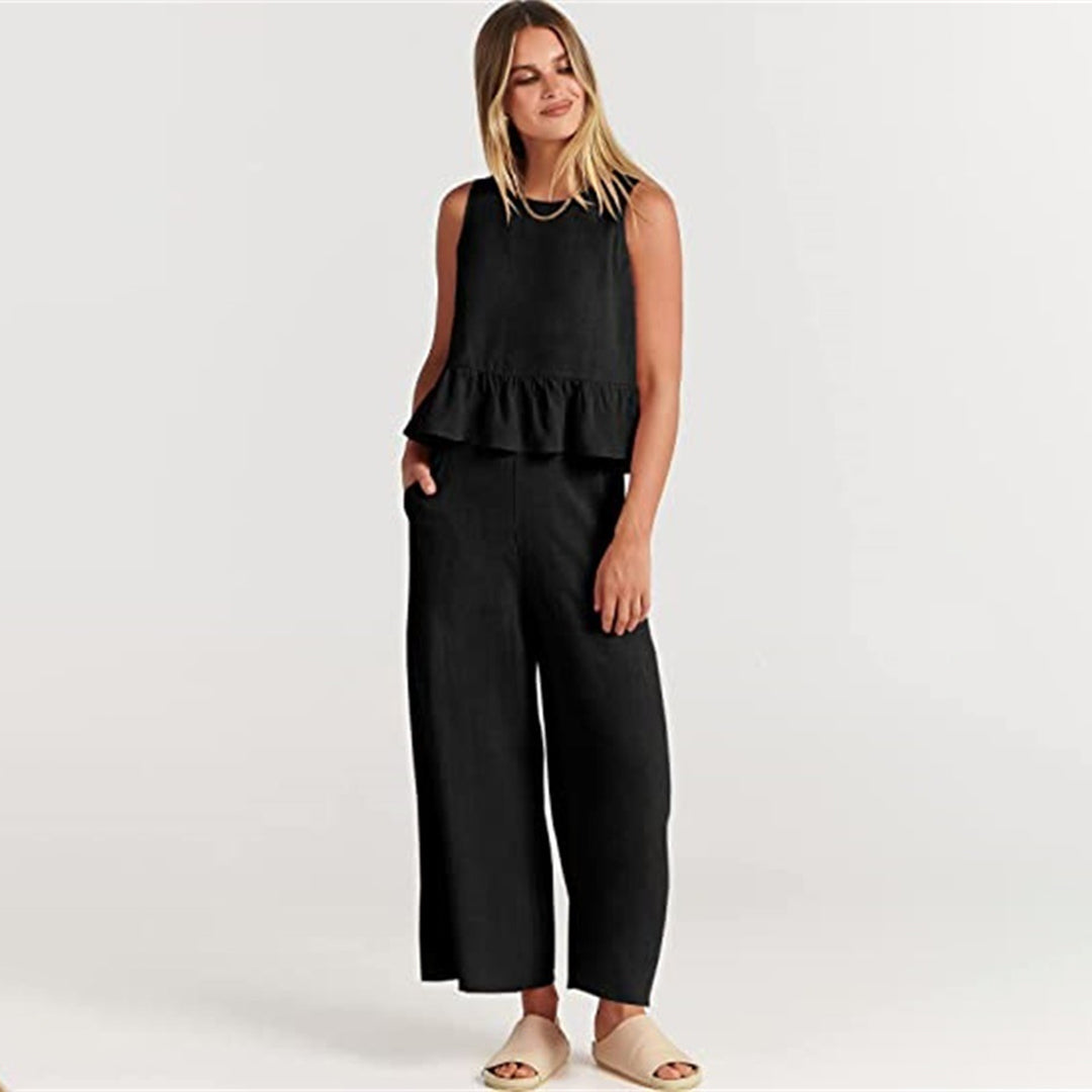 Stilla | to Dels Jumpsuit Kjole Til Kvinder Stilfuld og Alsidig