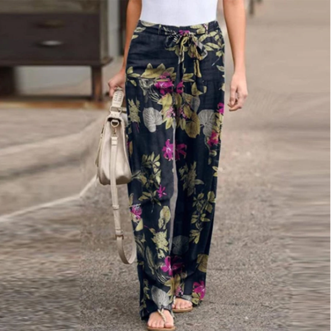 Stilla | Blomstret Printet Butterflys
