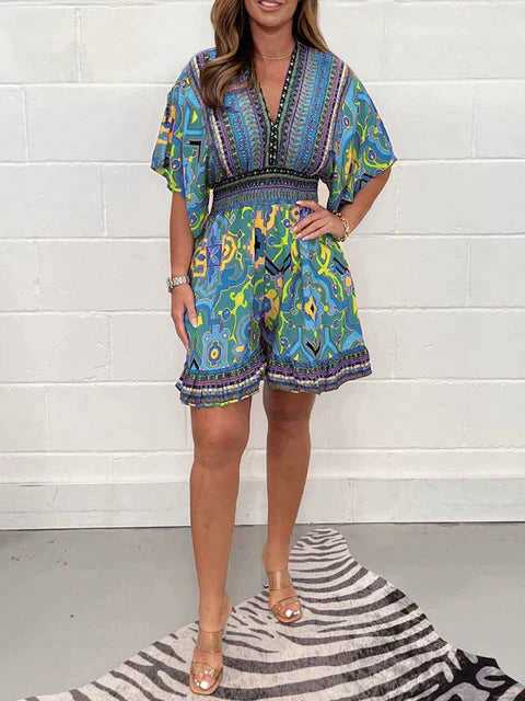 Stilla | Trykt Jumpsuit