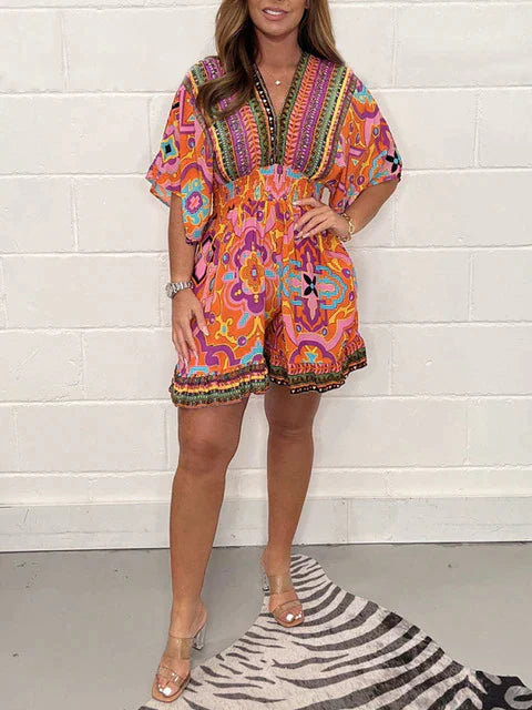 Stilla | Trykt Jumpsuit