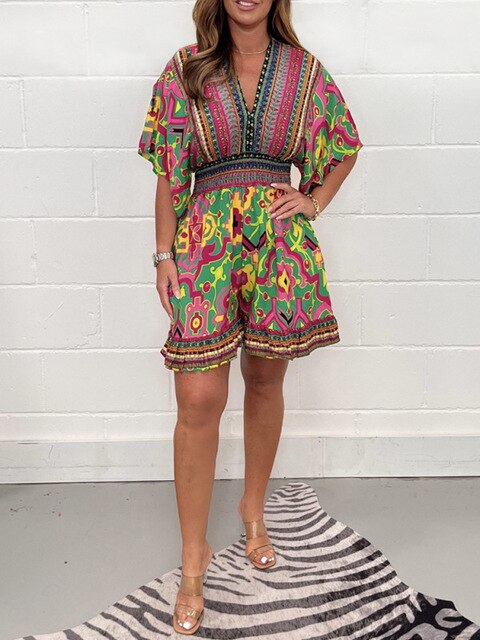 Stilla | Trykt Jumpsuit