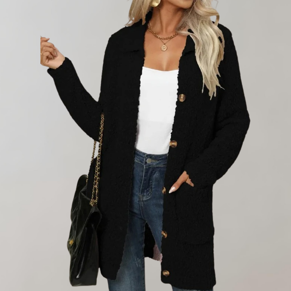 Stilla | Lang Åben Cardigan Til Dame