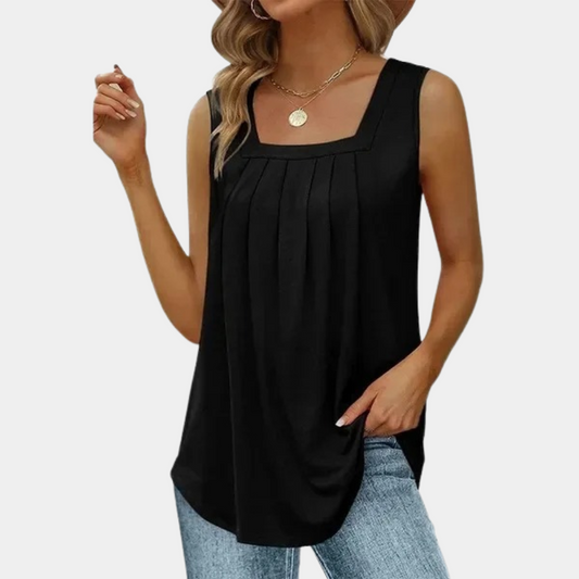 Stilla | Elegante Damebluser Med Firkantet Udsnit