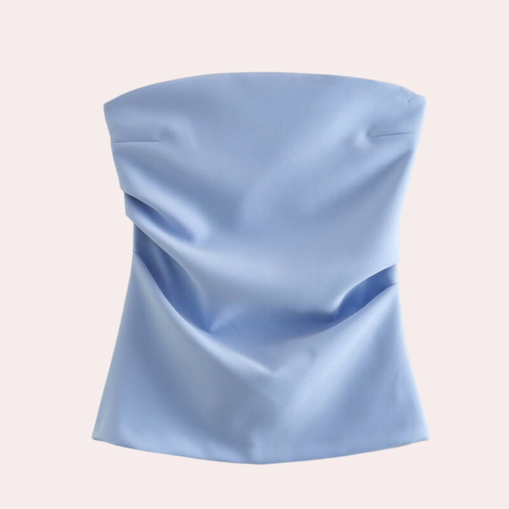 Stilla | Elegant Bustier Bluse Til Dame
