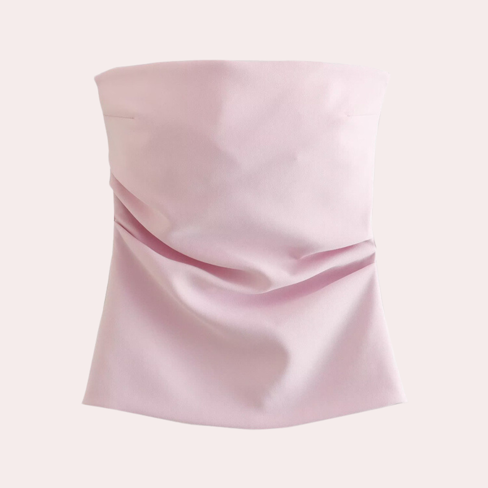 Stilla | Elegant Bustier Bluse Til Dame