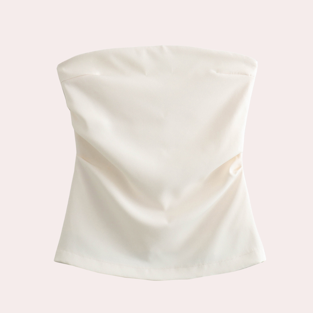 Stilla | Elegant Bustier Bluse Til Dame