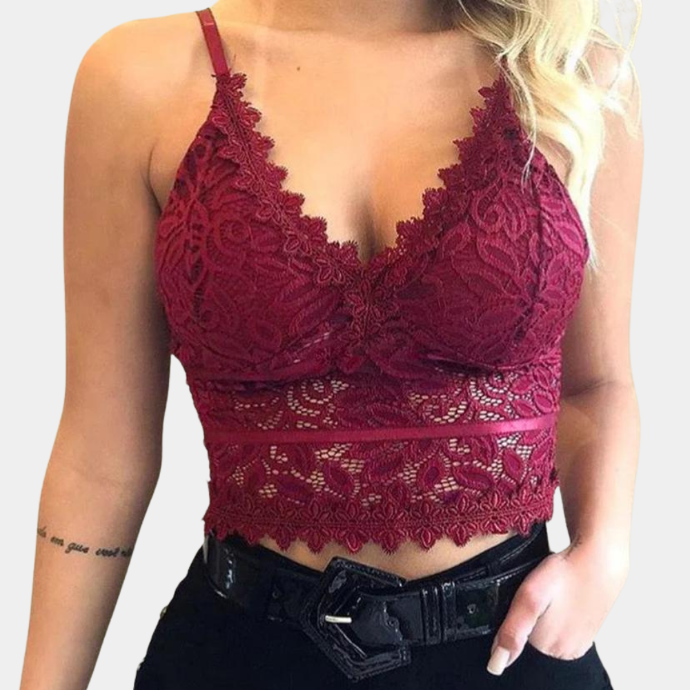 Stilla | Floral Lace Dame bluse