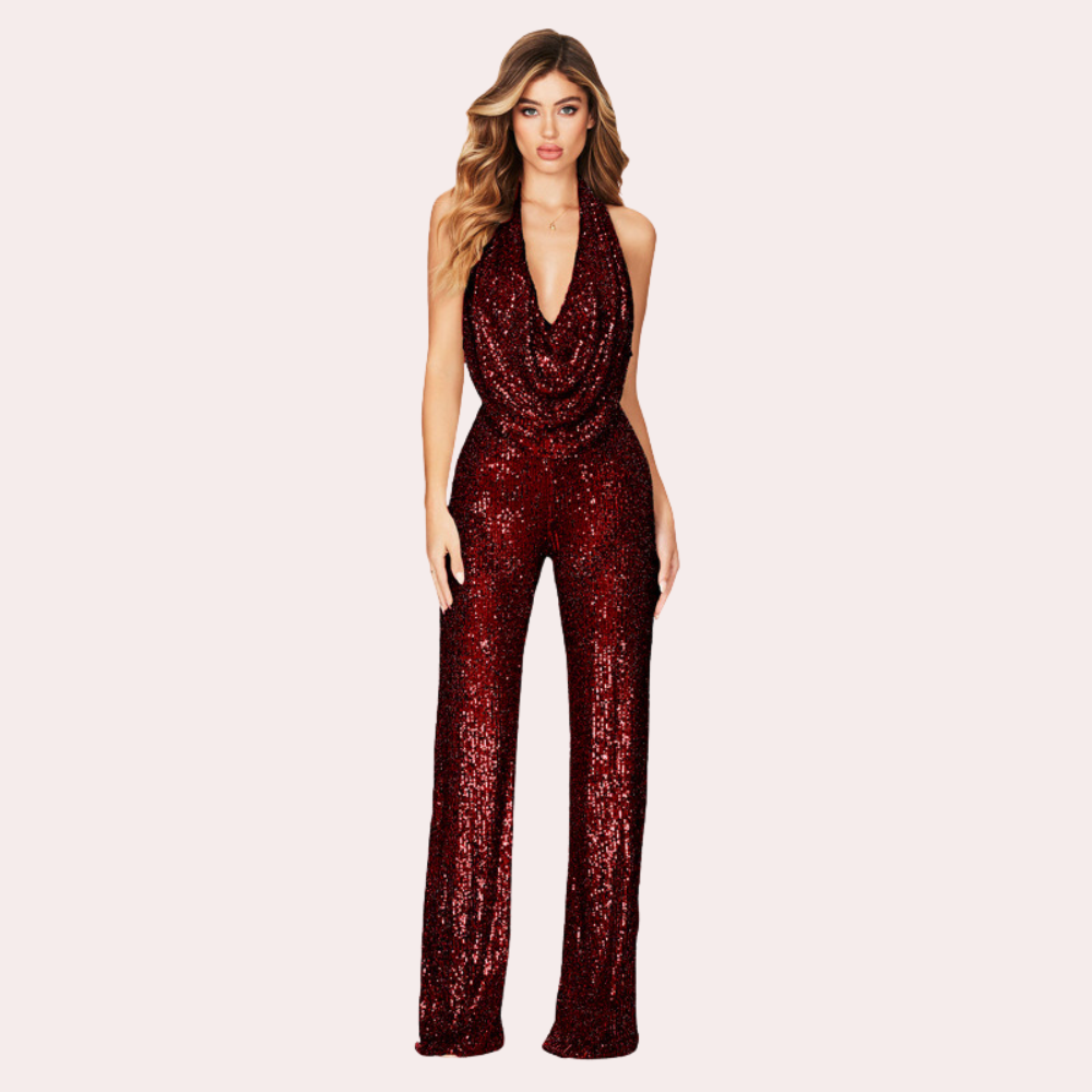 Stilla | Glitrende Glamour-Jumpsuit til Kvinder
