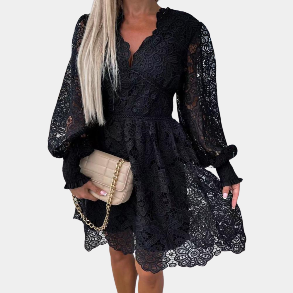Stilla | Dame Blonder Midi Kjole