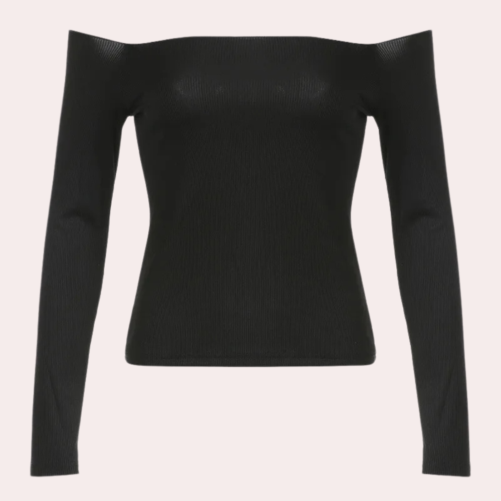 Stilla | Off-Shoulder Dame Langærmet skjorte